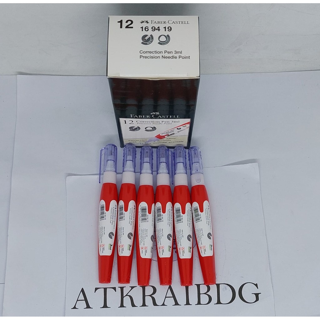 

TIPE-X CAIR/PENGHAPUS/CORECTION TAPE FABER CASTELL