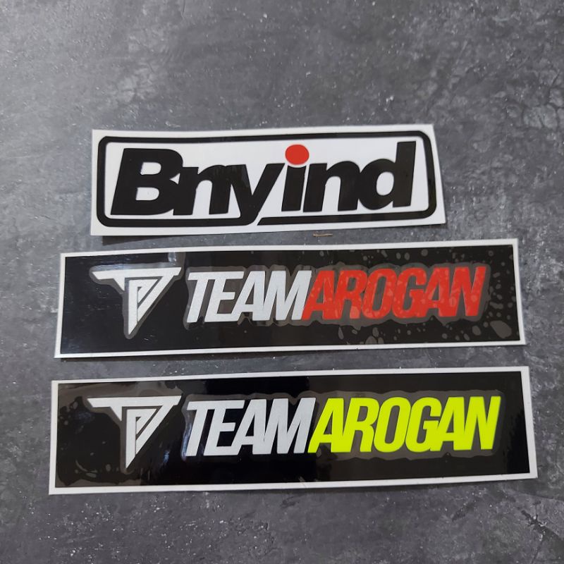 STICKER TEAMAROGAN KOTAK CUTTING