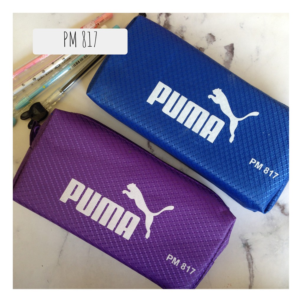 

kotak pensil kain puma reebok / tempat pensil seleting murah / kotak pensil serbaguna