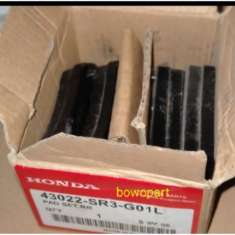 Kanvas rem belakang Jazz RS/S tahun 2008-2014 Original