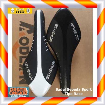 Sadel Sepeda Gunung Lipat Polygon Sport Tipe Race 3134 Qiu Shuai - Hitam