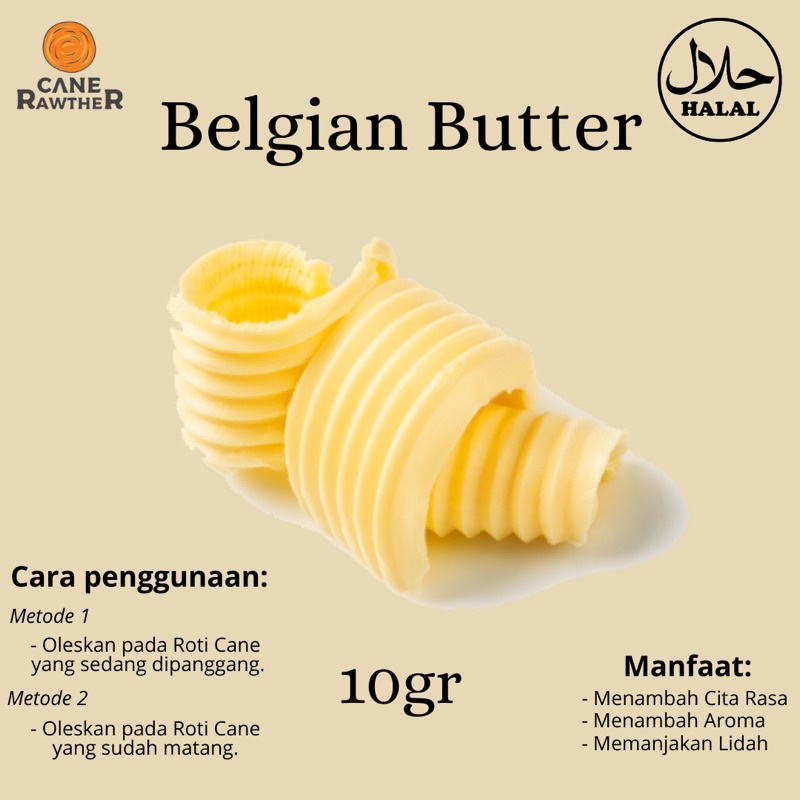 

Belgian Butter (Halal) by Cane RawtheR