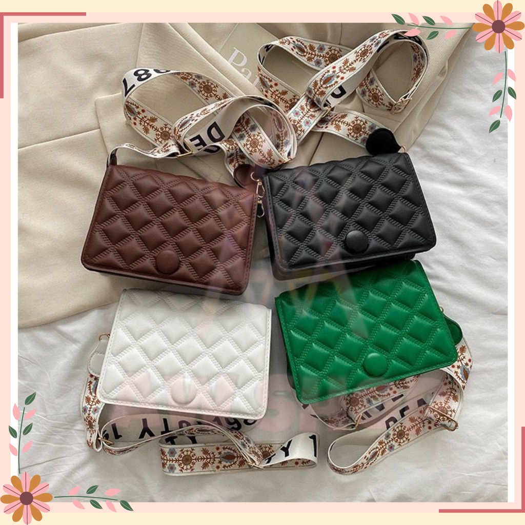 Tas Keysha Selempang Wanita Import Kulit