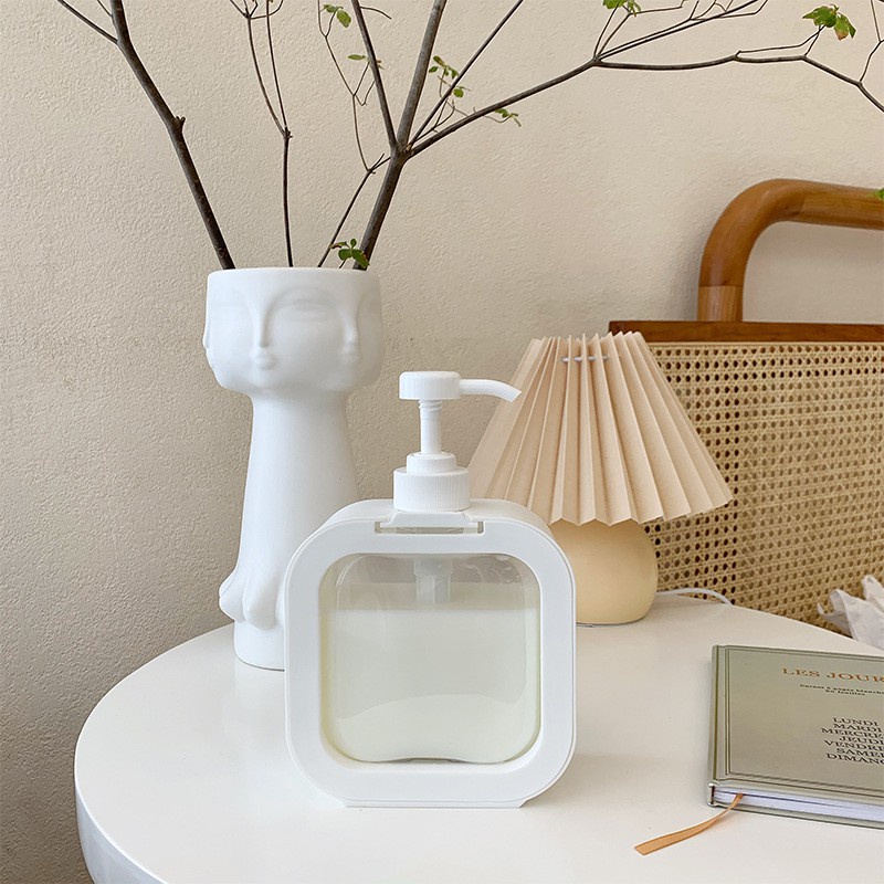 BOTOL SABUN CAIR PUMP AESTHETIC BOTOL SABUN MANDI BOTOL SABUN CUCI TANGAN 500ML