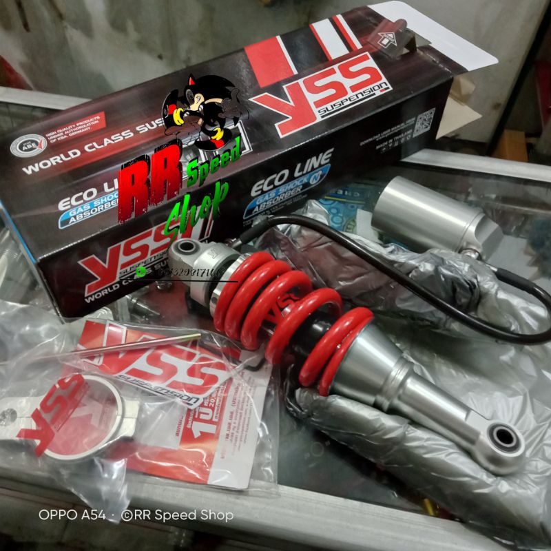 Shock belakang yss tabung pisah ninja rr sonic125 dash shock breker yss satria hiu