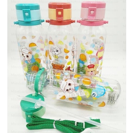 Botol Minum / Tempat Minum Anak Lucu 480ml 2175-1 BPA FREE