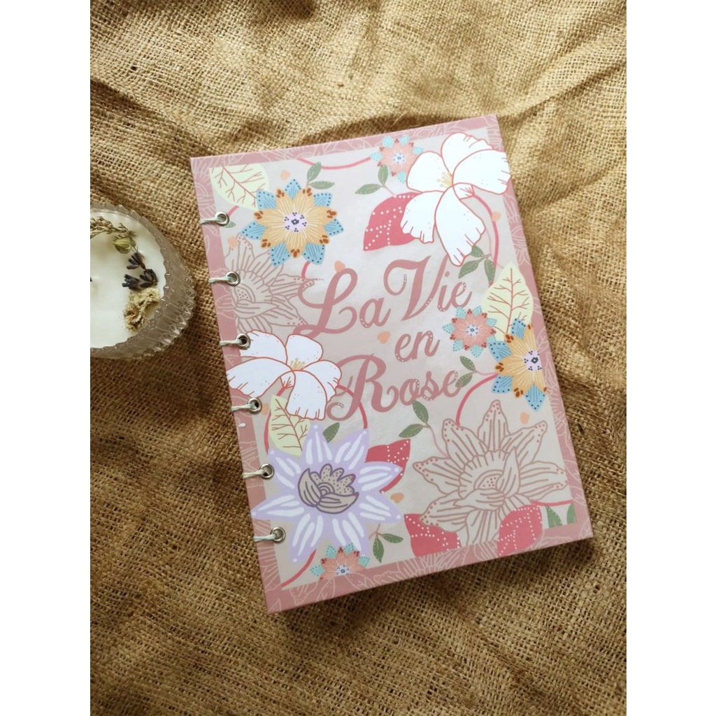 

Notebook La Vie en Rose Buku Kertas Berwarna