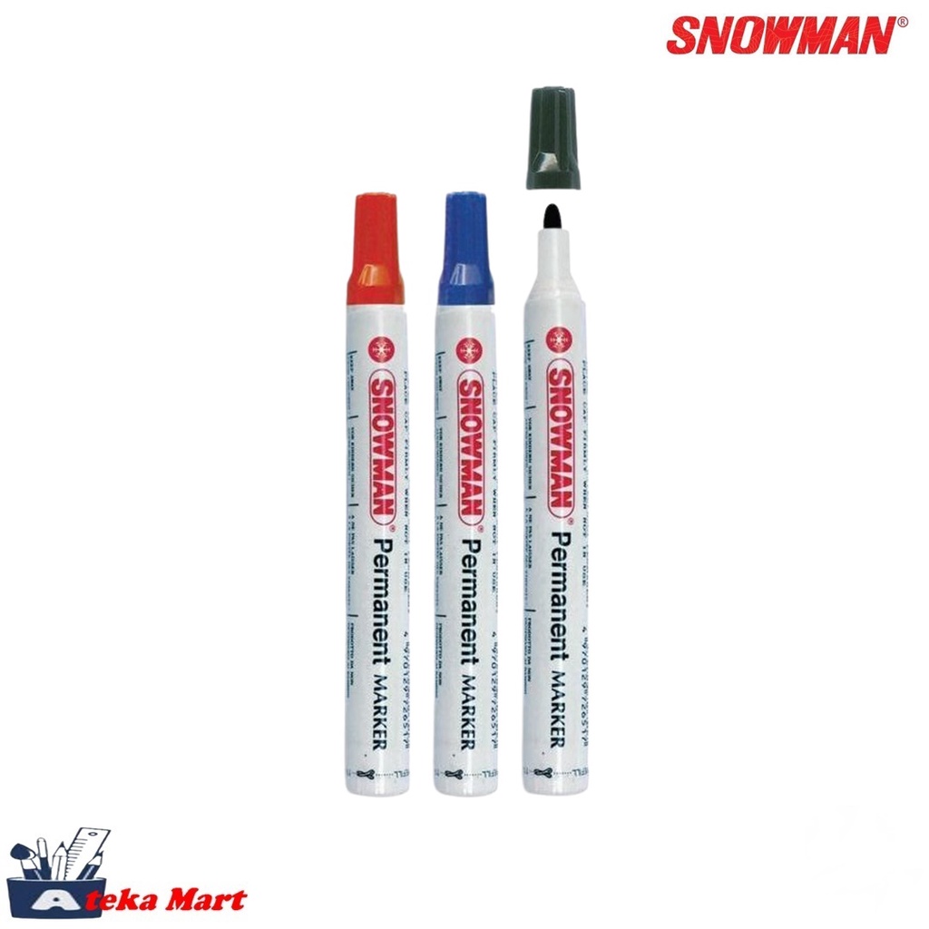 

[PCS] SNOWMAN PERMANENT MARKER G-12 SPIDOL