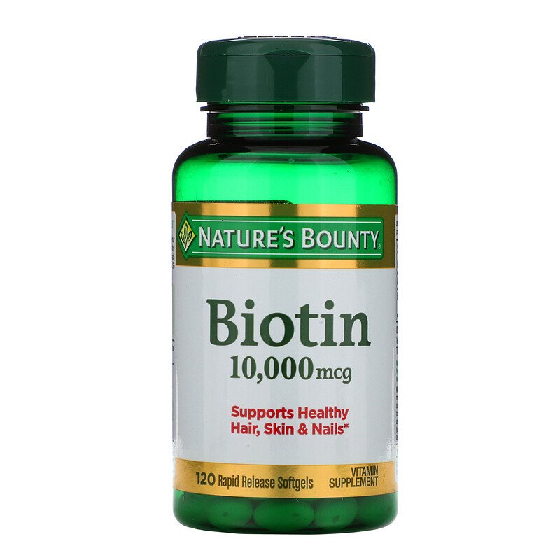 Natures Bounty Biotin 10.000 mcg 120 Softgels