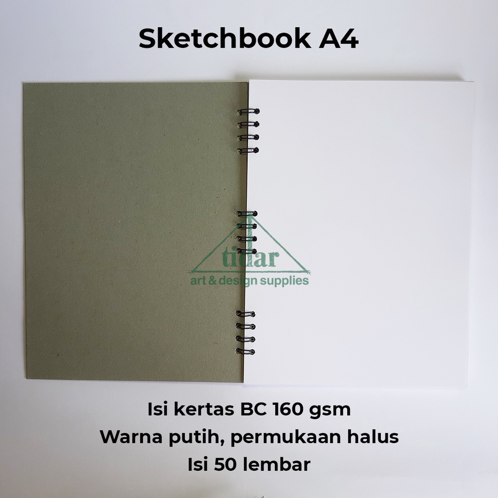 

[MR] BC Sketchbook Ring A4 - Buku Gambar - Sketsa / Sketch - Drawing Book