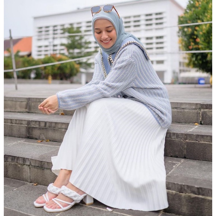 Alny Hijab - Rok Plisket Premium