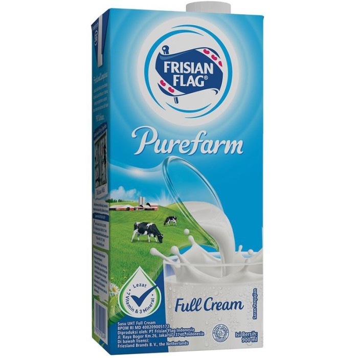 

Frisian Flag Susu Cair Uht Full Cream 900Ml