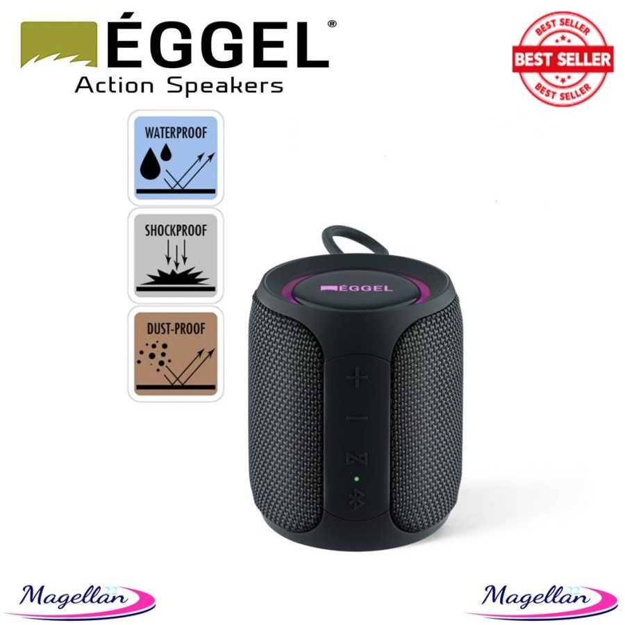 Eggel Terra 3 Mini 360 Waterproof Portable Bluetooth Speaker