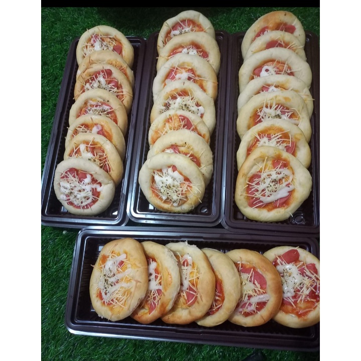 

Pizza Mini ukuran 10 cm, isi 7 pcs