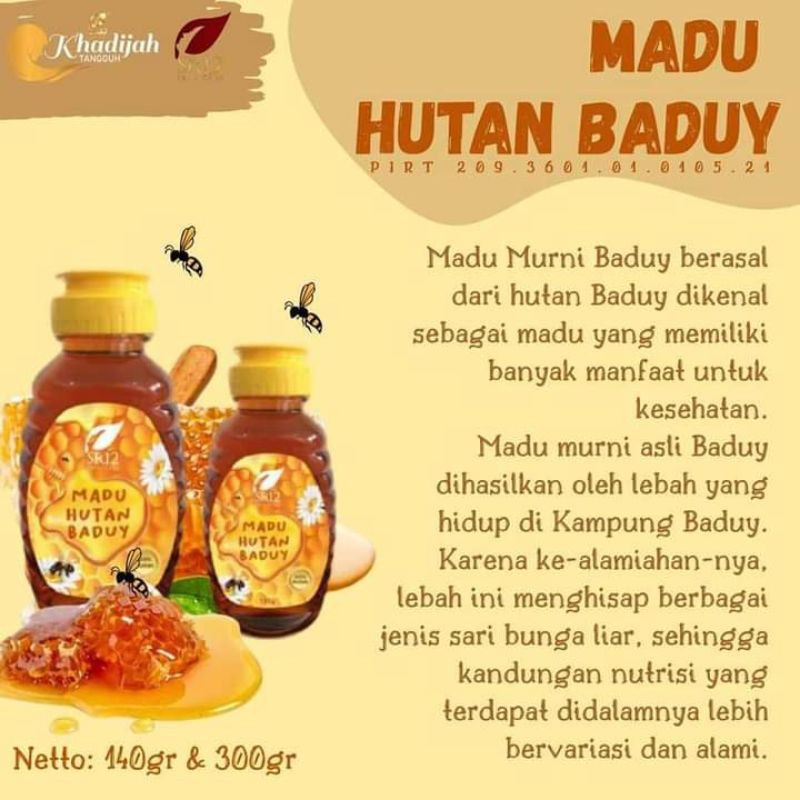 

madu hutan baduy sr12