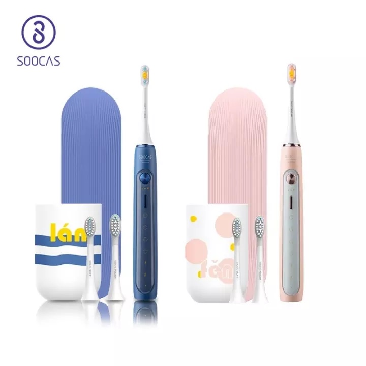 SOOCAS X5 Sonic Electric Toothbrush - Sikat Gigi Elektrik Set Lengkap - Bisa dicharge