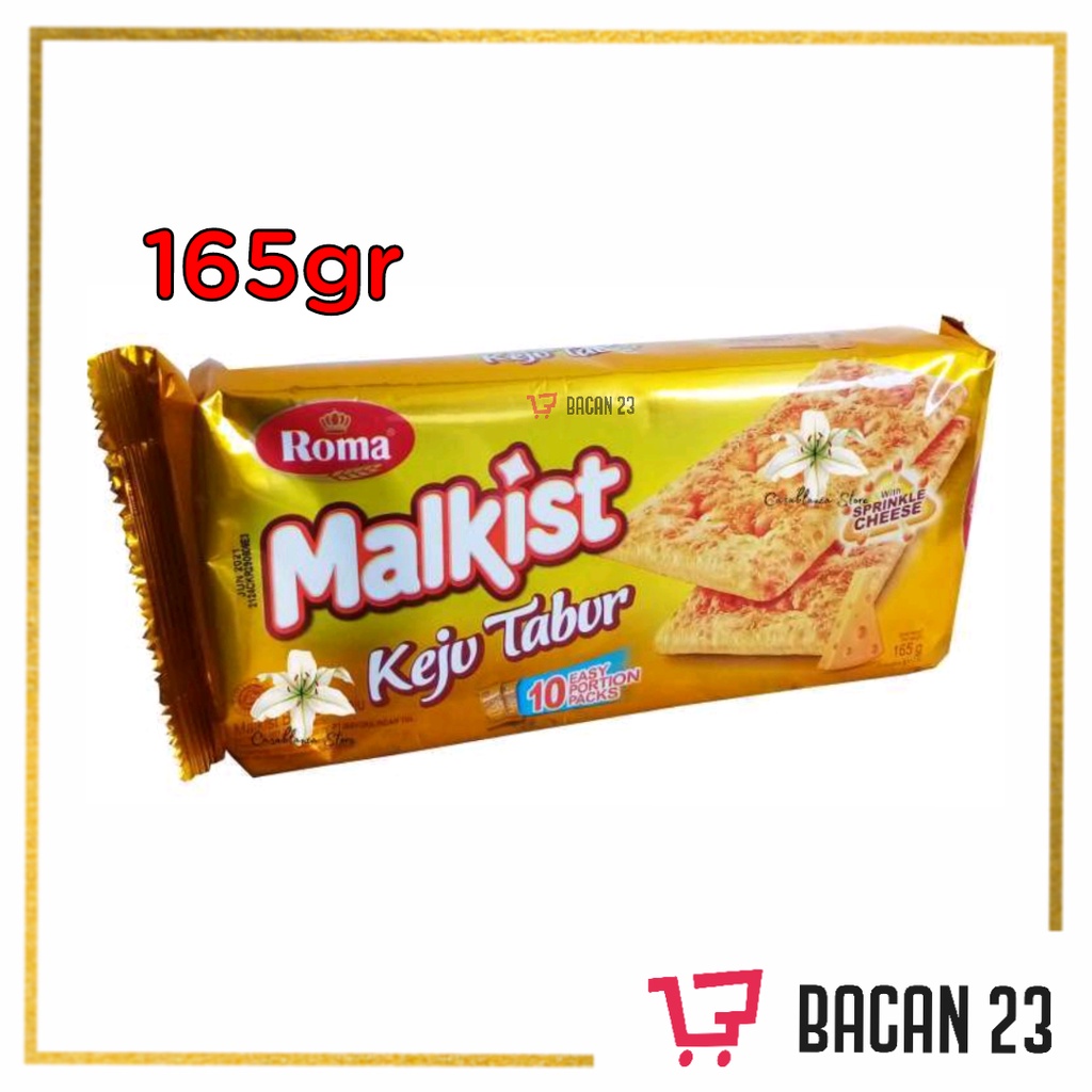 Roma Malkist Keju Tabur (132gr) / Biskuit Malkis Crackers / Wafer Krekers / Bacan23 - Bacan 23