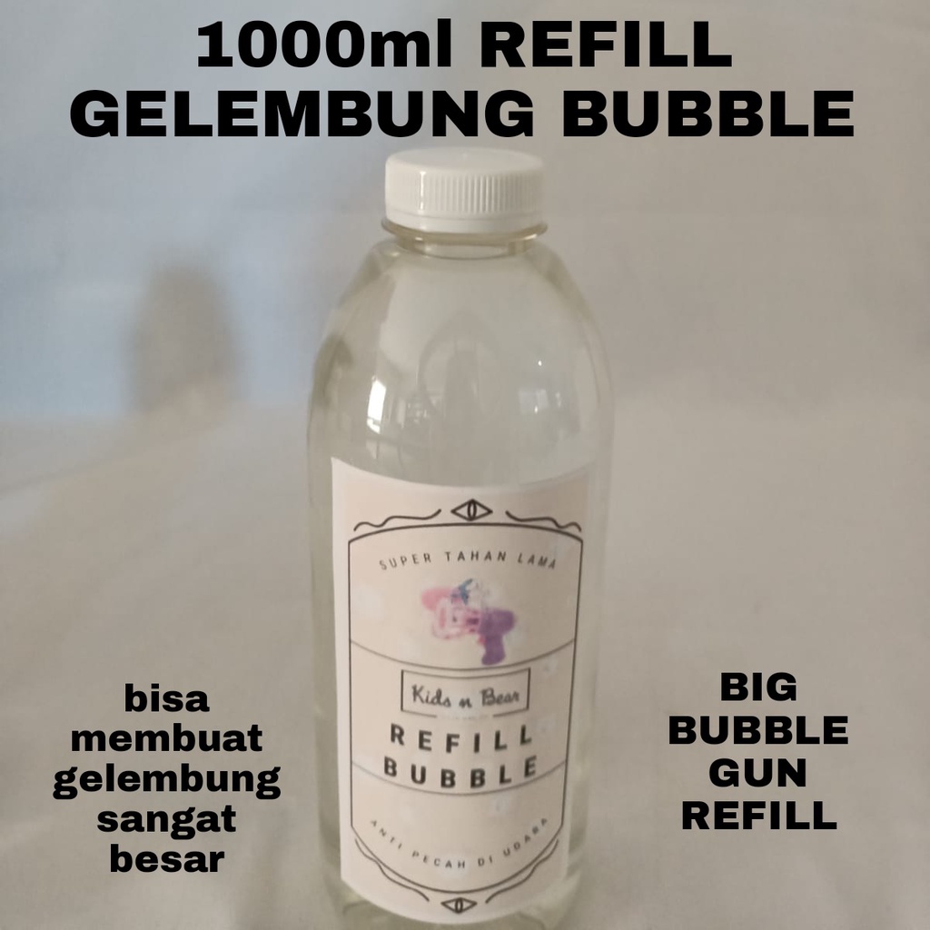 Gelembung Sabun Mainan -  Refill bubble gelembung  - Bubble Gelembung - Refill Big Bubble Toys Gelem