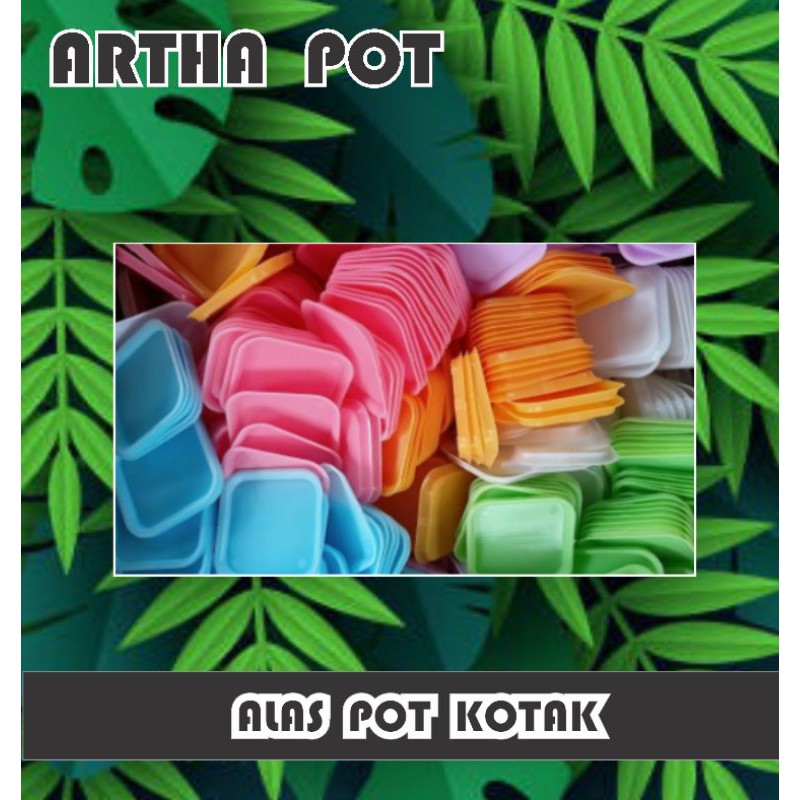 10 PCS POT KOTAK PERSEGI MINI KECIL WARNA-WARNI MURAH GROSIR POT BUNGA SUKULEN KAKTUS DAN TATAKAN UK. 7 CM