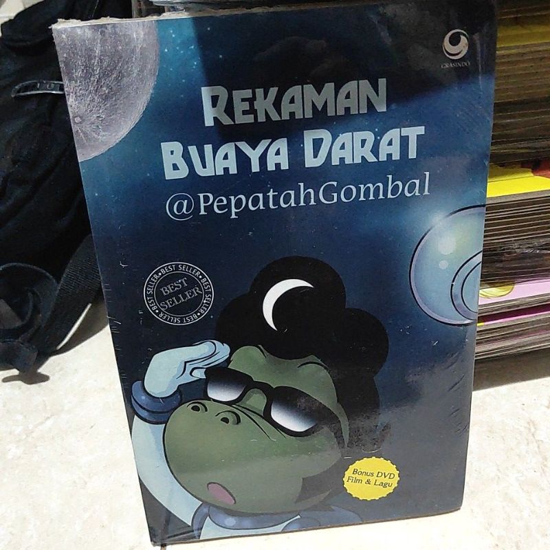 original buku novel rekaman buaya darat (pepatah gombal)