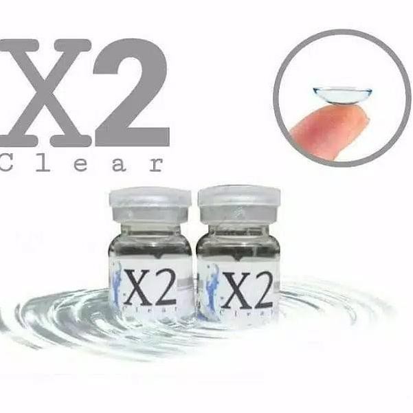 Softlens bening tahunan X2 CLEAR -050 ~ 10.00/soflens minus Clear X2 tahunan/Soflen clesr ORIGINAL (