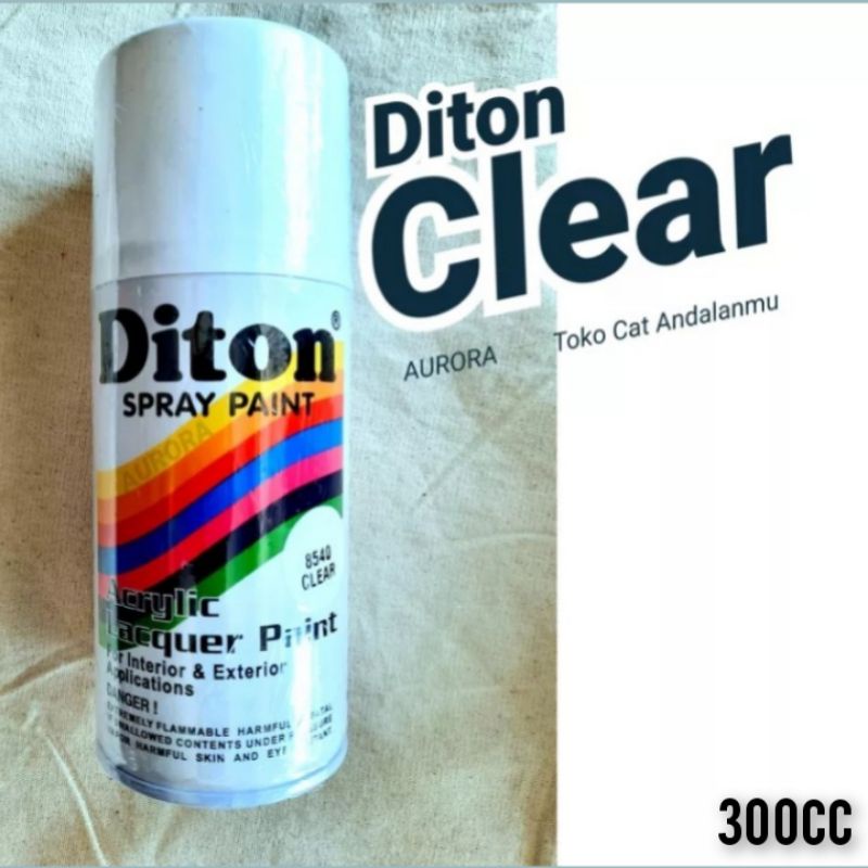 MURAH Pilox Diton Clear 8540 Anti Gores Vernis Mengkilap Gloss 300cc
