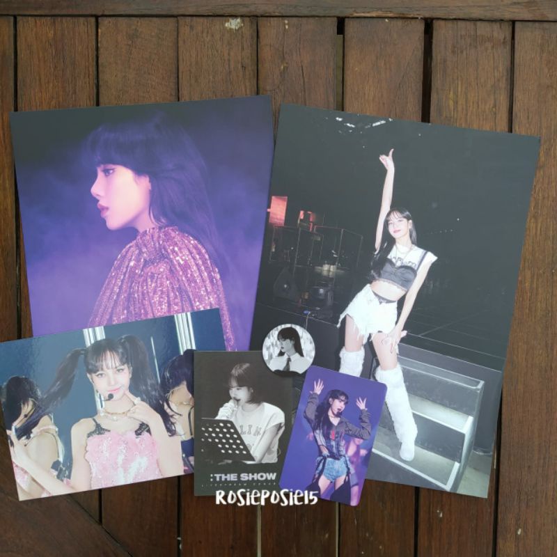pc lisa dvd the show solo stage magnet photo sticker and a4 poster
