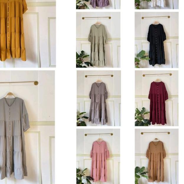 MIDI DRESS MUTIARA CRINCLE / MIDI DRESS CRINCLE AIRFLOW / MIDI DRESS R / MIDI DRESS CRINCLE / MIDI D