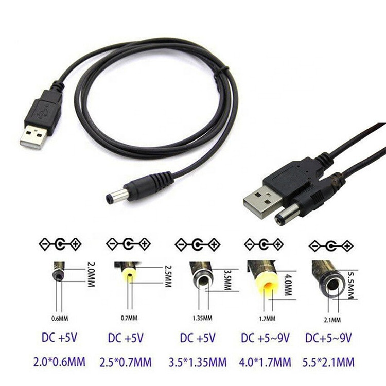 KABEL JACK DC TO USB