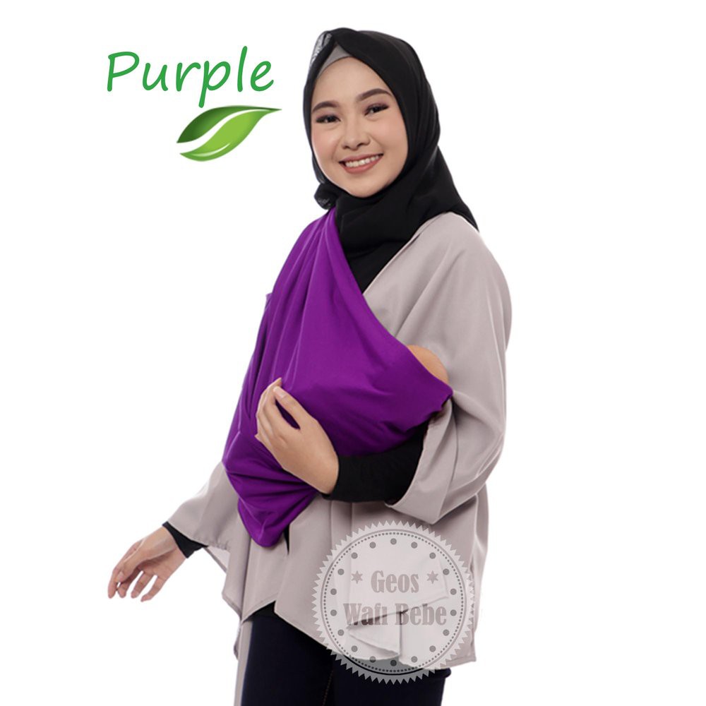 Order Langsung Gendongan Kaos Geos Bayi Instan Baby Sling Tanpa Ring terbaik
