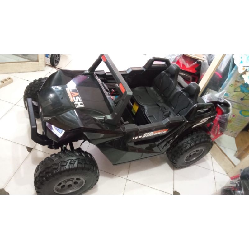 MOBIL AKI ANAK BUGGY OFF ROAD JUMBO  YUKITA 1928  DEWASA BISA NAIK ORANG DEWASA BEBAN 80KG BAN KARET