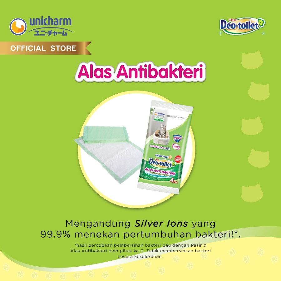 Underpad Unicharm Deo Toilet Alas Anti Bakteri 10 PCS