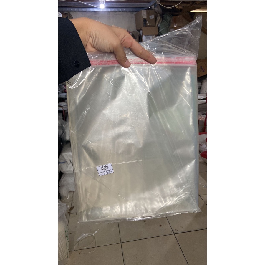 

PLASTIK OPP LEM UKURAN BAJU *100PCS