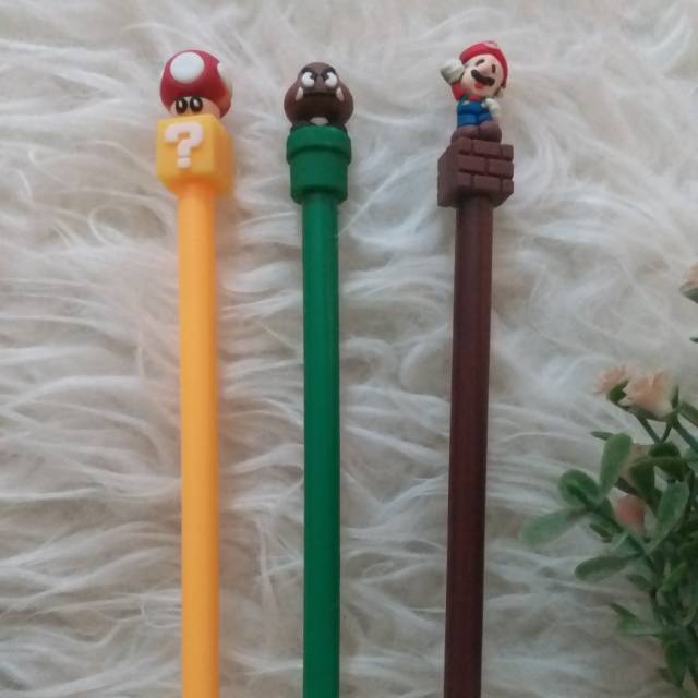 

Pulpen Gel Karakter Mario Bross