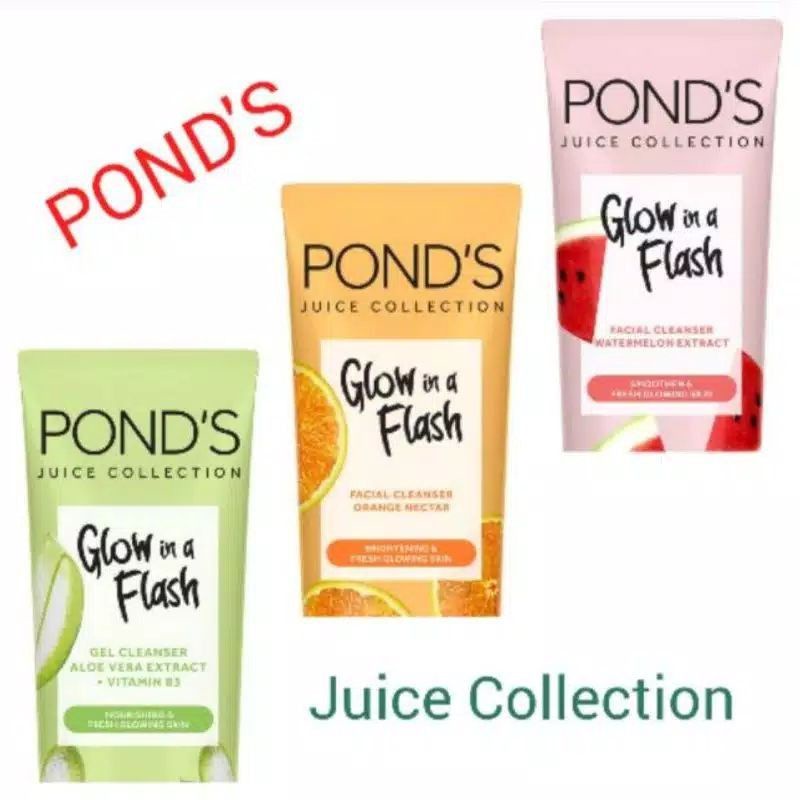 Pond's Clear Solution, Juice Cleanser, exfoliante, whip foam Ponds Antibacterial Tone up Milk Facial Foam 90/100gr