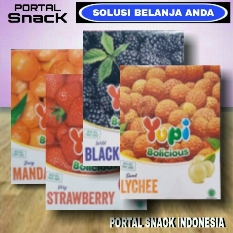 

YUPI BOLICIOUS Permen 1 Box isi 24 x 6gr