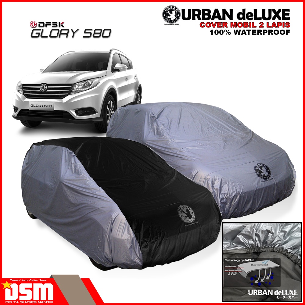 Urban Deluxe Cover Mobil 2 Lapis DFSK Glory 580 / 100% Waterproof Dan Anti Gores