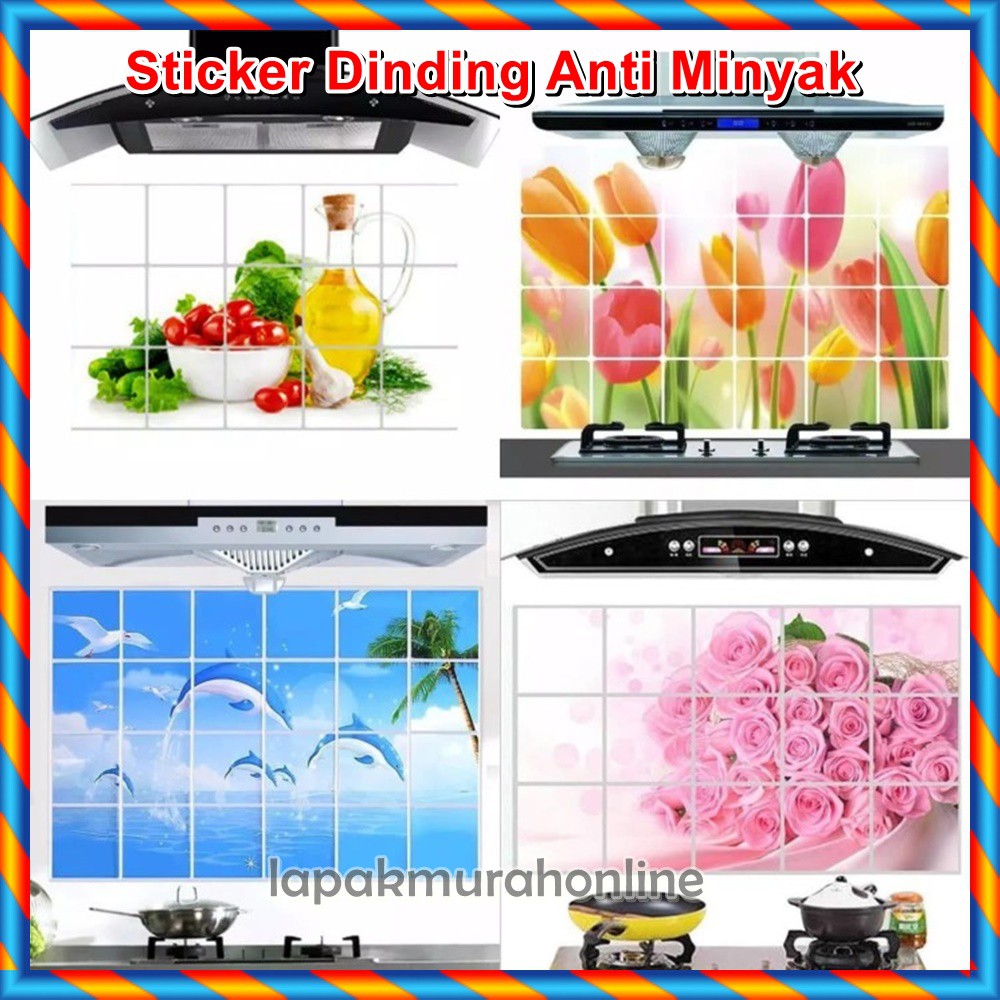 Sticker Dinding Anti Minyak / Stiker Dinding dapur / sticker Dinding Dapur Anti Minyak