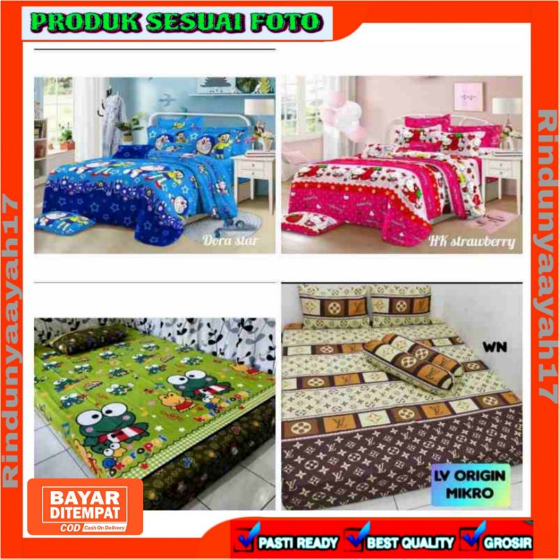 SPREI HOME MADE TANPA SARUNG BANTAL TERMURAH