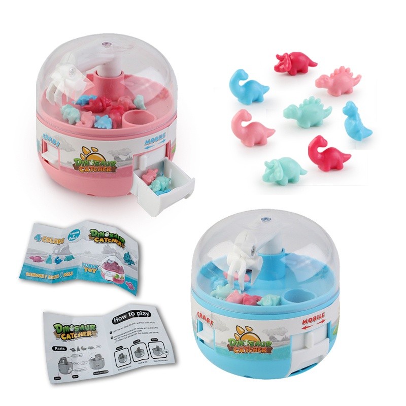 MOMBABY1 Mainan Anak Mini Claw Machine Dinosaurus / Mainan mesin capit dinosaur