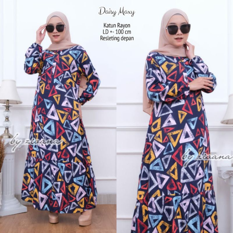 Gamis rayon Triangle//JF624
