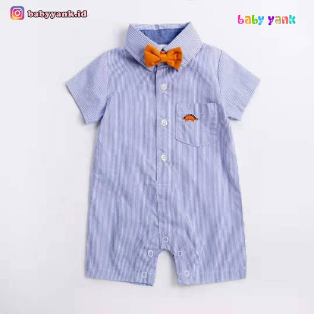 ♥BabyYank♥ CARTER LOVE ROMPER KERAH DASI BOY