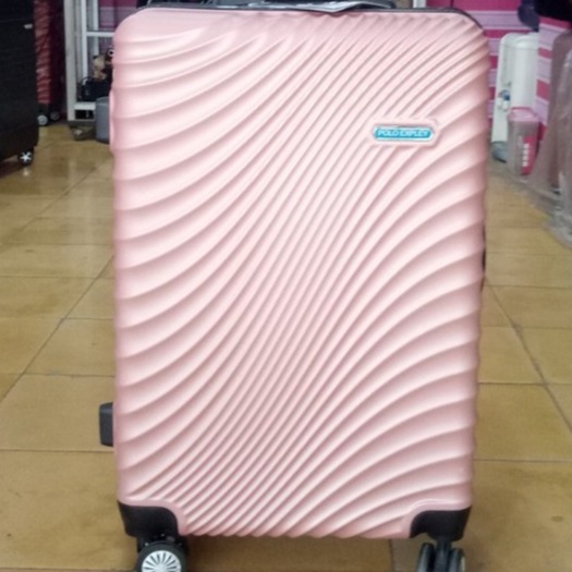 koper POLO EXPLEY 24 inch tas pakaian/koper besar travel bag 4 roda fiber abs hardcase