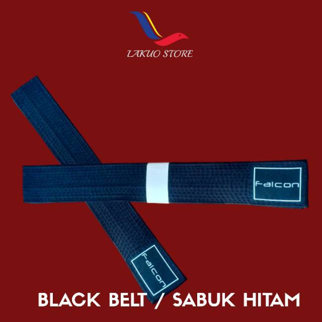 SABUK HITAM TAEKWONDO / BLACK BELT / BELADIRI / KARATE / SABUK TAEKWONDO / SABUK FALCON