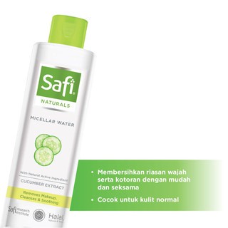 Safi Naturals Micellar Waters 100-200 ml-Neem Leaf-Cucumber-Yuzu-Rose Extract (VIC)