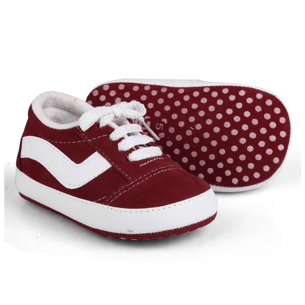 Sepatu Baby Newborn Merah ringan NB02