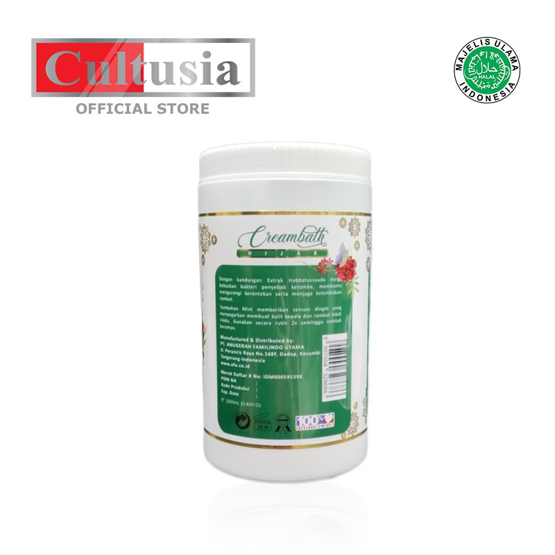 Cultusia Creambath Hijab Habbatusauda 1000 ml
