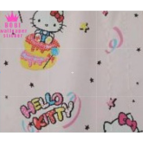 Wallpaper Sticker HeloKitty KT018 / Wallpaper New 2021 / Ukuran 9mx45cm