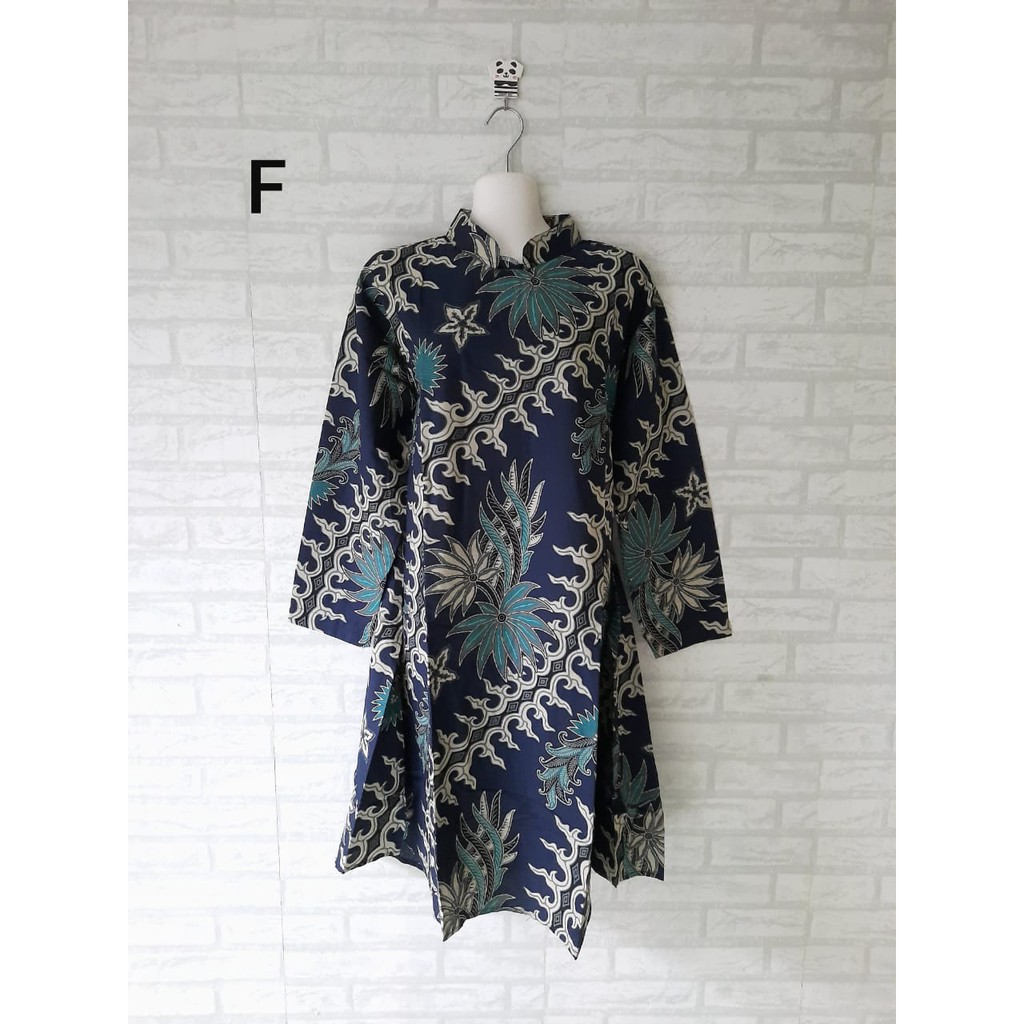 tunik batik kerja/ dress batik jumbo/ seragam batik/ seragam batik jogja/ seragam kerja/ tunik jumbo