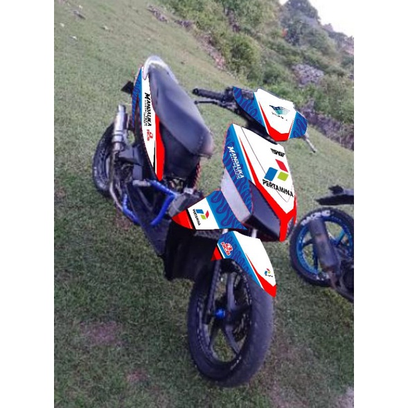 DECAL STICKER VARIO LAMA MOTIF PERTAMINA MANDALIKA RACING